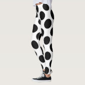 Zwarte Stippen Leggings (Links)