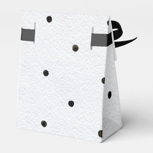 zwarte stippen op wit bedankdoosjes (Achterkant)