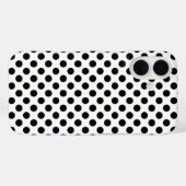 Zwarte Stippen Op Wit Case-Mate iPhone Case (Achterkant (horizontaal))