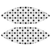 Zwarte stippen, stippen, Stippen, gestippeld American Football (Panelen)