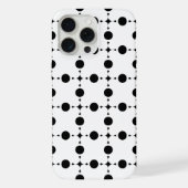 Zwarte stippen, stippen, Stippen, gestippeld iPhone Hoesje (Achterkant)