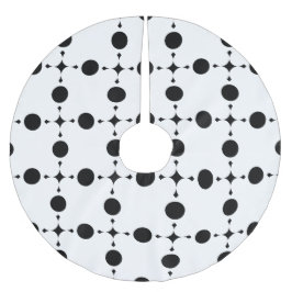 Zwarte stippen, stippen, Stippen, gestippeld Kerstboom Rok