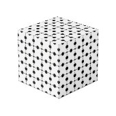 Zwarte stippen, stippen, Stippen, gestippeld Kubus (Achter hoekig)