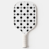 Zwarte stippen, stippen, Stippen, gestippeld Pickleball Paddle (Voorkant)