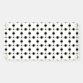 Zwarte stippen, stippen, Stippen, gestippeld Spandoek (Horizontaal)