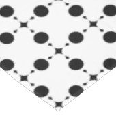 Zwarte stippen, stippen, Stippen, gestippeld Tafelkleed (Gekanteld)