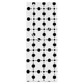 Zwarte stippen, stippen, Stippen, gestippeld Wijn Cadeautas (Achterkant)