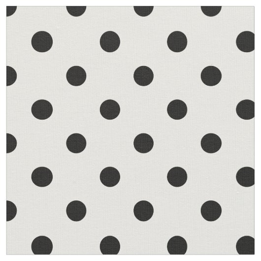 Zwarte Stippen | Stof (Close Up)