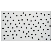 Zwarte Stippen Stof (Fat Quarter)