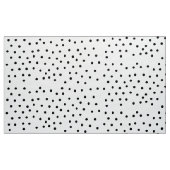 Zwarte Stippen Stof (Yard (91,4 cm))