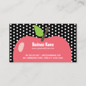 Zwarte Stippen voor Apple Child Care Visitekaartje (Voorkant)