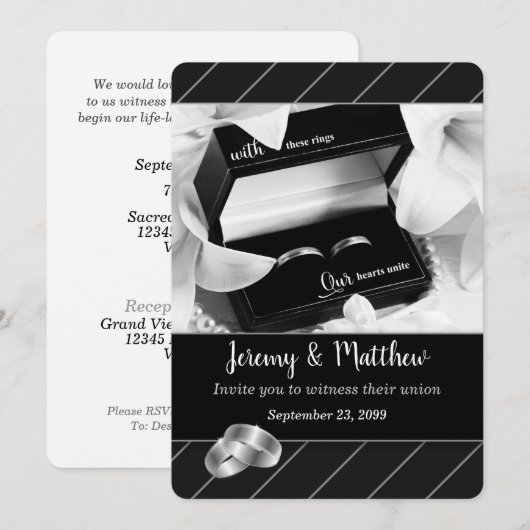 Zwarte straat voor homo's en lesbiennes kaart (Voorkant / Achterkant)