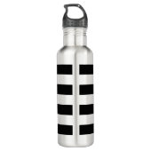 Zwarte streep waterfles  (Achterkant)