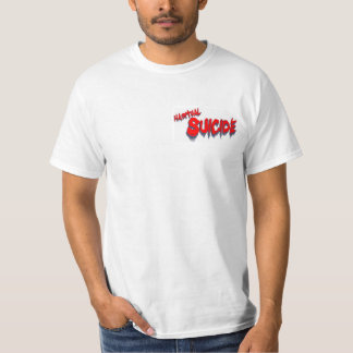zwarte streepjescode t-shirt
