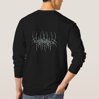 Zwarte Streetwear T-Shirt met Achterkant Print