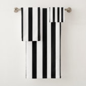 Zwarte Strepen Bad Handdoek (Insitu)