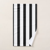 Zwarte Strepen Bad Handdoek (Handdoek)