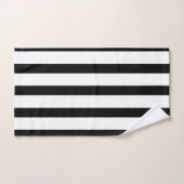 Zwarte Strepen Bad Handdoek (Handdoek)