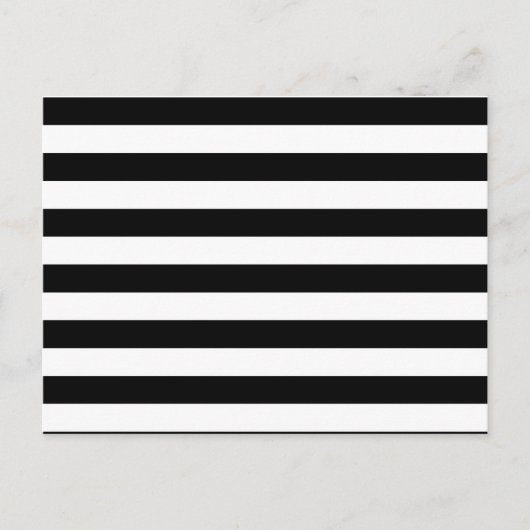 Zwarte Strepen Briefkaart (Voorkant)