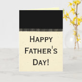 Zwarte strepen ~ Kaart (Gele Bloem)