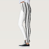 Zwarte strepen leggings (Links)