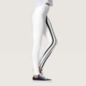 Zwarte strepen leggings (Rechts)