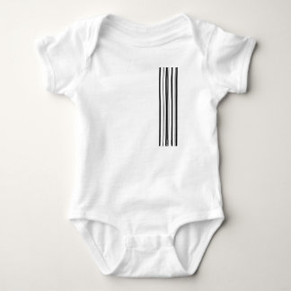 Zwarte strepen romper