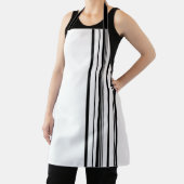 Zwarte strepen schort (Insitu)