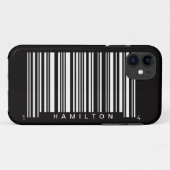 zwarte strepen streepjescode Case-Mate iPhone case (Achterkant (horizontaal))