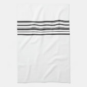 Zwarte strepen theedoek (Verticaal)