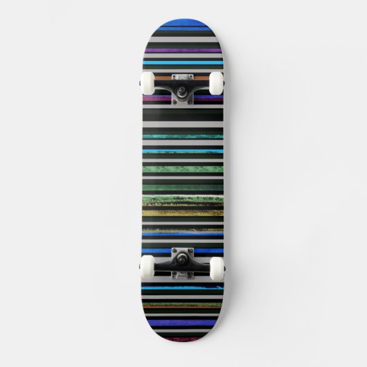 Zwarte strepen voor skaters skateboard (Voorkant)