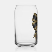 zwarte strik bal blikvorm glas (Rechts)