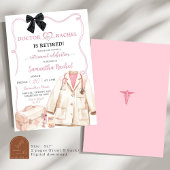 Zwarte Strik Dokter Pensioenfeest Kaart