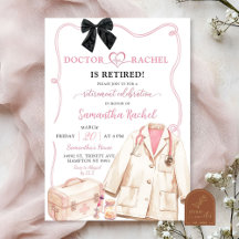 Zwarte Strik Dokter Pensioenfeest