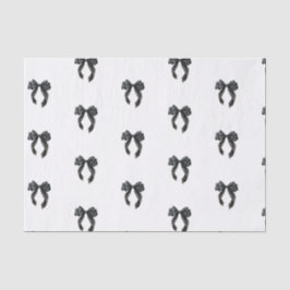 Zwarte strik Franse Bruidsdouche Mon Cherie Tissuepapier