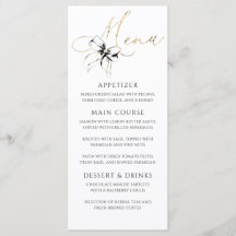 Zwarte strik goud typografie elegante feestmenu
