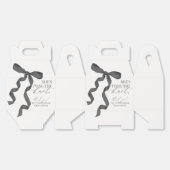 Zwarte strik het sluiten van de knoop bruids douch bedankdoosjes (Ongevouwen)