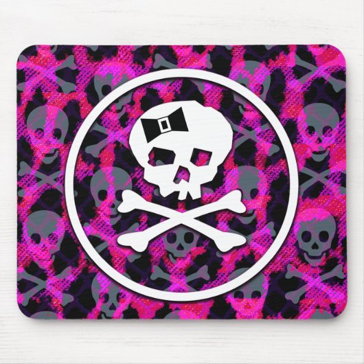 Zwarte strik muismat (Voorkant)