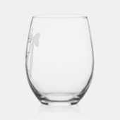 Zwarte Strik Vrijgezellenfeest: Zij Krijgt de Knoo Wijnglas Zonder Voet (Links)