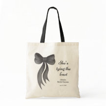 Zwarte Strik Zij Knoopt de Knoop Bruidsfeest 