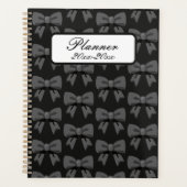 Zwarte strikken planner (Voorkant)