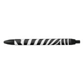Zwarte strip pen - Zebra Print - zwarte inkt (Voorkant)