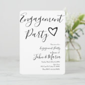 Zwarte Stripes Heart van de moderne supportoptie Kaart (Staand voorkant)