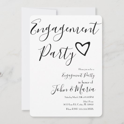 Zwarte Stripes Heart van de moderne supportoptie Kaart (Voorkant)