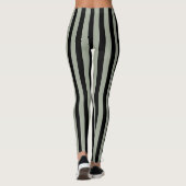 Zwarte Stripes Leggings (Achterkant)