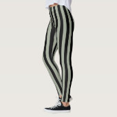 Zwarte Stripes Leggings (Links)