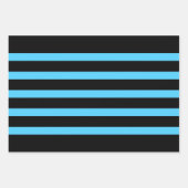 Zwarte Stripes patroon aangepaste achtergronden Inpakpapier Vel (Voorkant 2)