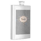 Zwarte stripfles flacon (Rechts)