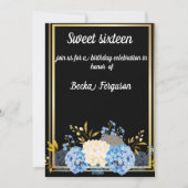 ZWARTE STROOMELEGANT KAART (Voorkant)