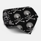 Zwarte Stropdas (Opgerold)